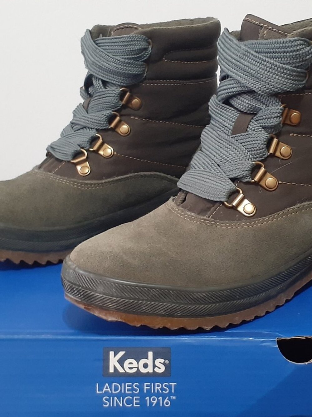 Bottes femme vert kaki taille 7.5